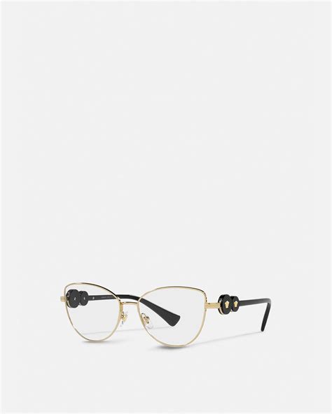 versace crystal contrast cat eye sunglasses gold|female versace sunglasses.